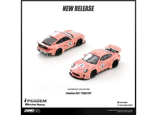 Pre-Order – Pandem 997 *Pink pig*, pink 1:64 Inno Models Model (in64-997P-PPIG) – ETA. November 2026