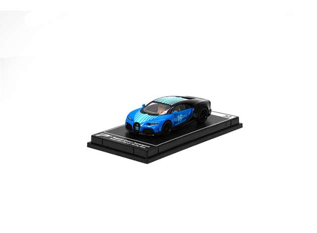 Pre-Order – Bugatti Chiron Supersport #16 *Hypercar League Collection*, French Racing Blue 1:64 Kinsmart Model (KTH32) – ETA. December 2026