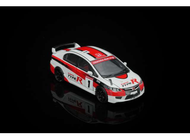 Pre-Order – 2012 Honda Civic Type R (FD2) #1 Japan One Make Race, white/red 1:64 Motorhelix Model (MH65421) – ETA. March 2027