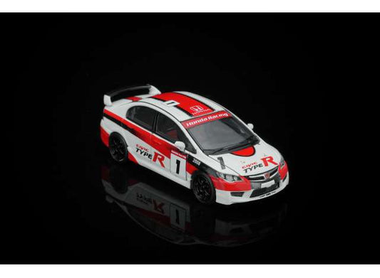 Pre-Order – 2012 Honda Civic Type R (FD2) #1 Japan One Make Race, white/red 1:64 Motorhelix Model (MH65421) – ETA. March 2027