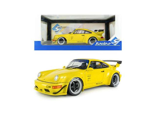 Pre-Order – 2023 Porsche 911 (993) RWB bodykit, yellow 1:18 Solido Model (soli1807518) – ETA. October 2026