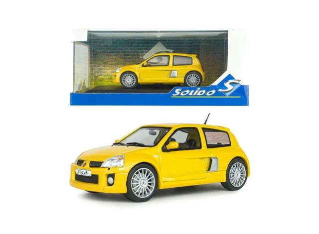 Pre-Order – 2003 Renault Clio V6 Ph.2, yellow 1:43 Solido Model (soli4318102) – ETA. October 2026