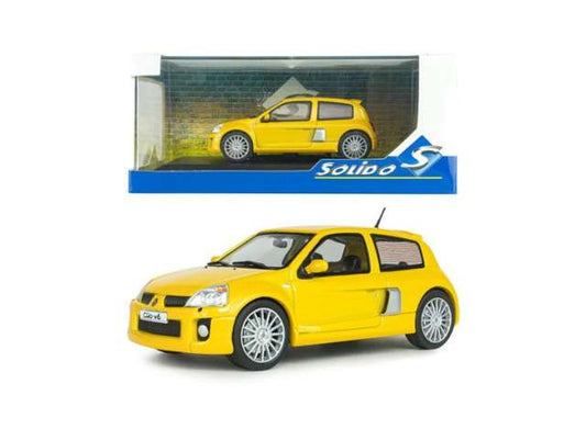 Pre-Order – 2003 Renault Clio V6 Ph.2, yellow 1:43 Solido Model (soli4318102) – ETA. October 2026