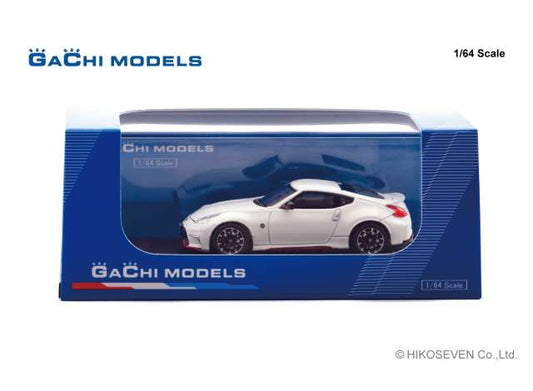 Pre-Order – 2014 Nissan Fairlady Z Nismo, brilliant white pearl 1:64 Gachi Models Model (GM64002WH) – ETA. December 2026
