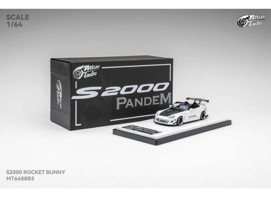 Pre-Order – Custom S2000 RB, metallic white 1:64 Microturbo Model (MT6408B5) – ETA. December 2026