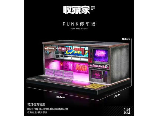 Pre-Order – Punk Parking lot, various 1:64 Black Box Diorama Model (SCJ-82062) – ETA. January 2027