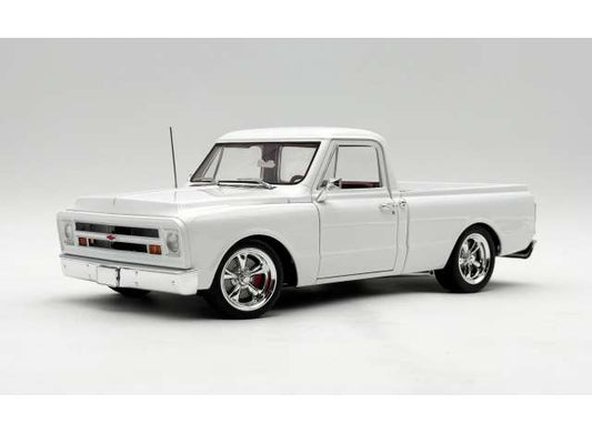 1967 Chevrolet C-10 Custom, white 1:18 Acme Diecast Model (acme1807222R) – ETA. December 2026