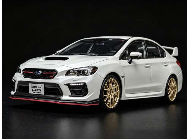 Pre-Order – Subaru WRX STI EJ20 Final Edition, crystal white pearl 1:18 SunStar Model (sun5559) – ETA. December 2026