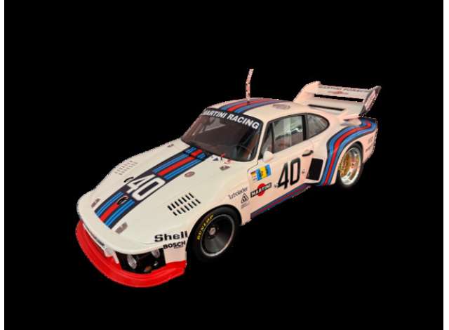 Pre-Order – 1976 Porsche 935-002 R16 #40 Stommelen en Schurti *Martini* Le Mans, various 1:8 IXO Modelkit Model (IXO-026) – ETA. February 2027