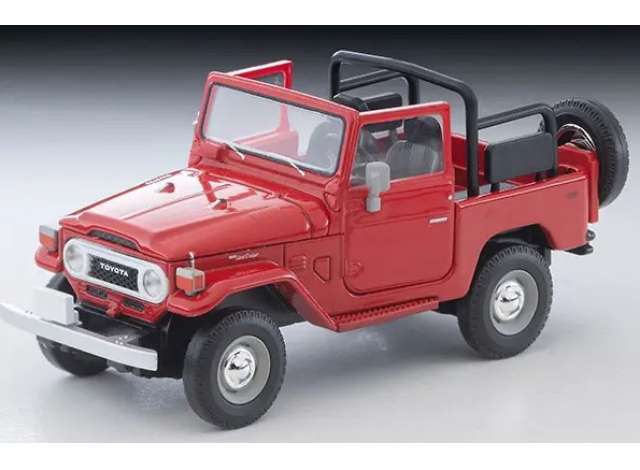 Pre-Order – Toyota Land Cruiser 40 Open Top North American Specification, red 1:64 Tomica Limited Vintage Model (TLV-N382a) – ETA. March 2027