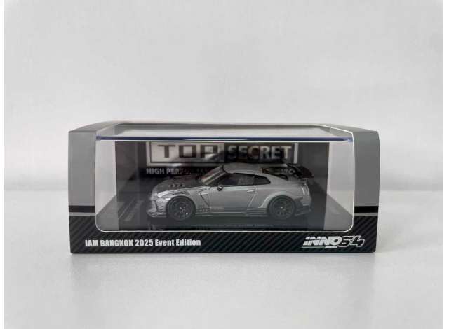 Pre-Order – Nissan GT-R (R35), grey 1:64 Inno Models Model (IN64-R35TS-IAMBK25) – ETA. December 2026