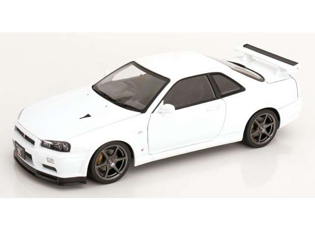Pre-Order – 2001 Nissan Skyline GT-R R34 V-Spec II with OEM-rims, white 1:12 KK - Scale Model (KKDC120213-1) – ETA. December 2026