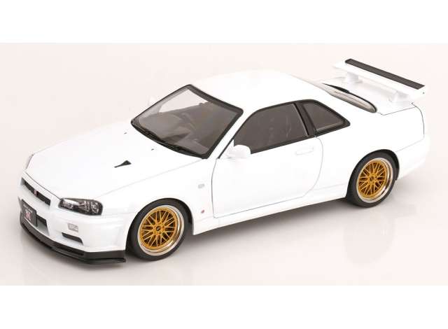 Pre-Order – 2001 Nissan Skyline GT-R R34 V-Spec II with BBS-rims, white 1:12 KK - Scale Model (KKDC120213-2) – ETA. December 2026