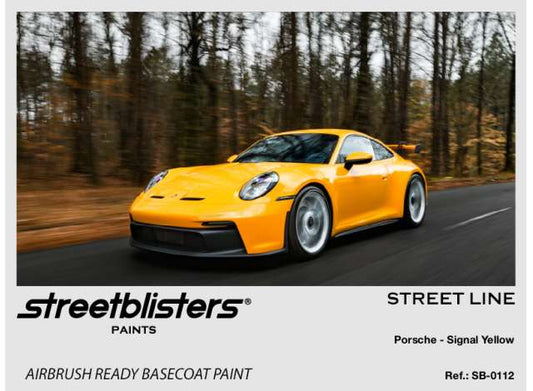 Pre-Order – Porsche Signal Yellow  30ml 1:0 Streetblisters Model (SB30-0112) – ETA. November 2026
