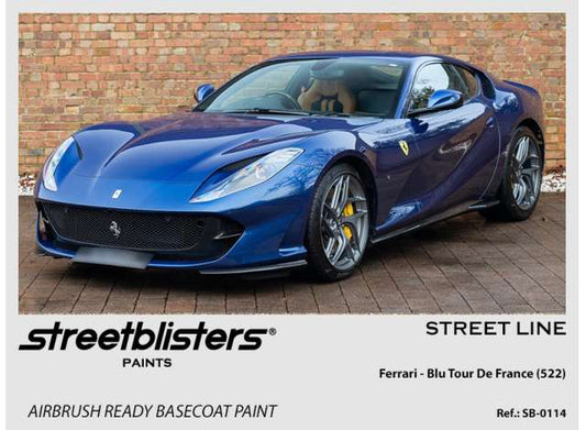 Pre-Order – Ferrari Blu Tour De France (522) 30ml 1:0 Streetblisters Model (SB30-0114) – ETA. November 2026