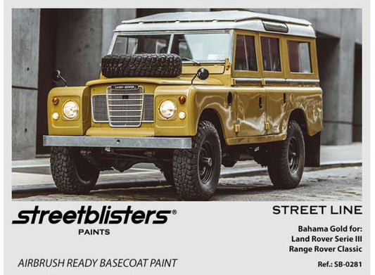 Pre-Order – Land Rover Serie III/Range Rover Classic Bahama Gold  30ml 1:0 Streetblisters Model (SB30-0281) – ETA. November 2026