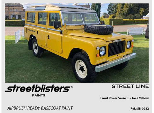 Pre-Order – Land Rover Serie III Inca Yellow 30ml 1:0 Streetblisters Model (SB30-0282) – ETA. November 2026