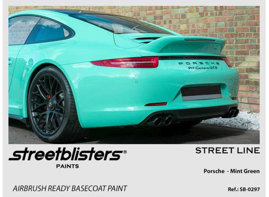 Pre-Order – Porsche Mint Green 30ml 1:0 Streetblisters Model (SB30-0297) – ETA. November 2026