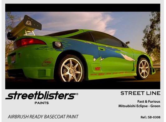 Pre-Order – Fast & Furious Mitsubishi Eclipse Green 30ml 1:0 Streetblisters Model (SB30-0308) – ETA. November 2026