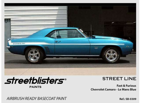 Pre-Order – Fast & Furious Chevrolet Camaro Le Mans Blue 30ml 1:0 Streetblisters Model (SB30-0309) – ETA. November 2026