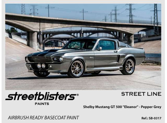 Pre-Order – Shelby Mustang GT 500 *Eleanor* Pepper Grey 30ml 1:0 Streetblisters Model (SB30-0317) – ETA. November 2026