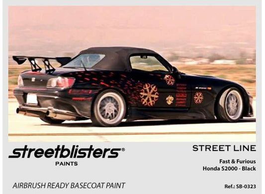 Pre-Order – Fast & Furious Honda S2000 Black 30ml 1:0 Streetblisters Model (SB30-0323) – ETA. November 2026
