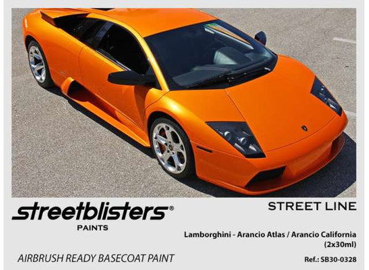 Pre-Order – Lamborghini Arancio Atlas/Arancio California 2x30ml 1:0 Streetblisters Model (SB30-0328) – ETA. November 2026
