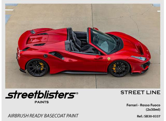 Pre-Order – Ferrari Rosso Fuoco 2x30ml 1:0 Streetblisters Model (SB30-0337) – ETA. November 2026