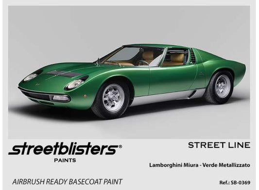 Pre-Order – Lamborghini Miura Verde Metallizzato 30ml 1:0 Streetblisters Model (SB30-0369) – ETA. November 2026
