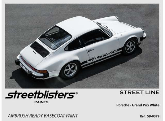 Pre-Order – Porsche Grand Prix White 30ml 1:0 Streetblisters Model (SB30-0379) – ETA. November 2026