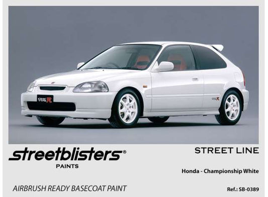 Pre-Order – Honda Championship White 30ml 1:0 Streetblisters Model (SB30-0389) – ETA. November 2026
