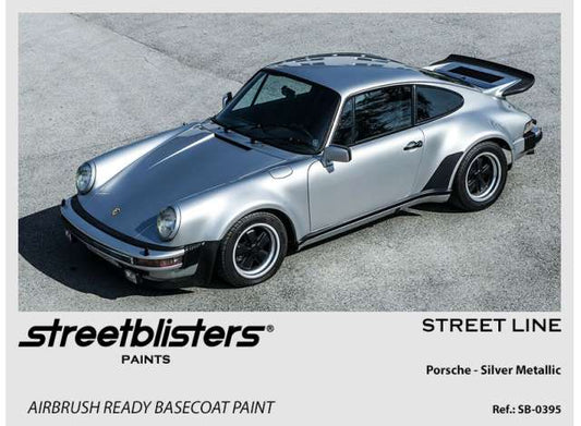 Pre-Order – Porsche Silver Metallic 30ml 1:0 Streetblisters Model (SB30-0395) – ETA. November 2026