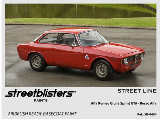 Pre-Order – Alfa Romeo Giulia Sprint GTA Rosso Alfa 30ml 1:0 Streetblisters Model (SB30-0404) – ETA. November 2026