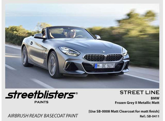 Pre-Order – BMW Frozen Grey II Metallic 30ml 1:0 Streetblisters Model (SB30-0411) – ETA. November 2026