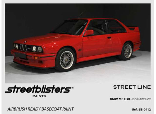 Pre-Order – BMW M3 E30 Brilliant Rot 30ml 1:0 Streetblisters Model (SB30-0412) – ETA. November 2026