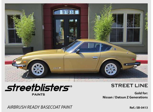 Pre-Order – Nissan/Datsun Z Generations Gold 30ml 1:0 Streetblisters Model (SB30-0413) – ETA. November 2026