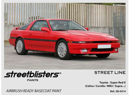 Pre-Order – Toyota Super Red II (Supra, MR2, Celica) 30ml 1:0 Streetblisters Model (SB30-0414) – ETA. November 2026