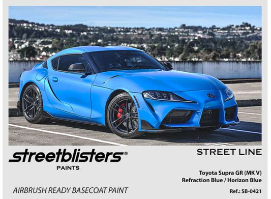 Pre-Order – Toyota GR Supra Refraction Blue/Horizon Blue 30ml 1:0 Streetblisters Model (SB30-0421) – ETA. November 2026