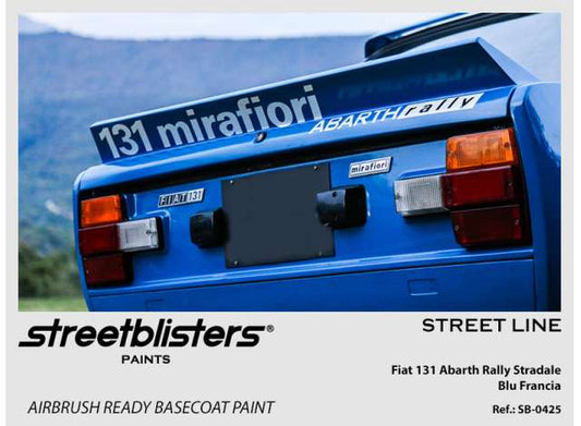 Pre-Order – Fiat 131 Abarth Rally Stradale Blu Francia  30ml 1:0 Streetblisters Model (SB30-0425) – ETA. November 2026