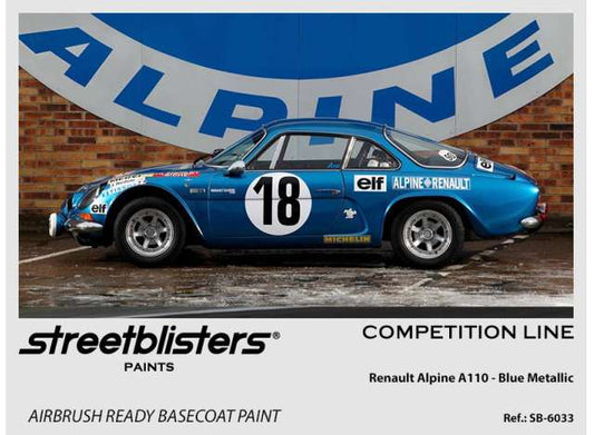 Pre-Order – Renault Alpine A110 Blue 30ml 1:0 Streetblisters Model (SB30-6033) – ETA. November 2026