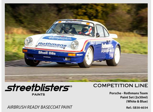 Pre-Order – Porsche Rothmans Team 2x30ml 1:0 Streetblisters Model (SB30-6034) – ETA. November 2026