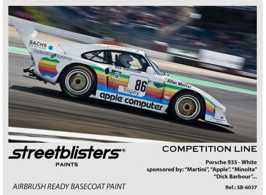 Pre-Order – Porsche 935 White 30ml 1:0 Streetblisters Model (SB30-6037) – ETA. November 2026