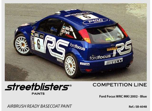 Pre-Order – Ford Focus WRC 2002 RS Blue 30ml 1:0 Streetblisters Model (SB30-6048) – ETA. November 2026