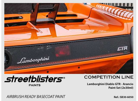 Pre-Order – Lamborghini Diablo GTR Arancio 2x30ml 1:0 Streetblisters Model (SB30-6050) – ETA. November 2026