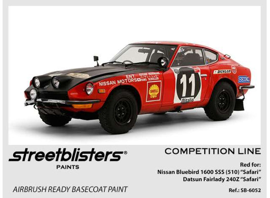 Pre-Order – Nissan/Datsun 240Z *Safari/Bluebird Safari* Red 30ml 1:0 Streetblisters Model (SB30-6052) – ETA. November 2026