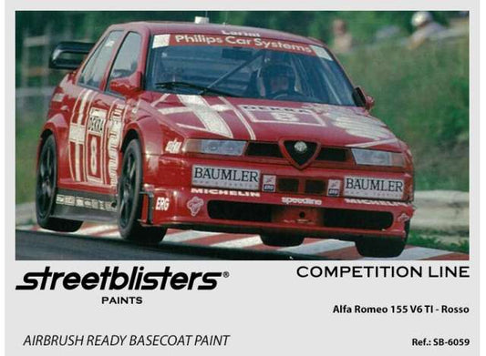 Pre-Order – Alfa Romeo 155 V6 TI Rosso 30ml 1:0 Streetblisters Model (SB30-6059) – ETA. November 2026