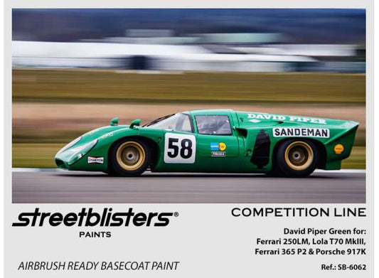 Pre-Order – David Piper Green 30ml 1:0 Streetblisters Model (SB30-6062) – ETA. November 2026