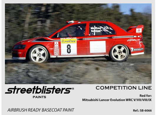 Pre-Order – Mitsubishi Lancer Evolution V/VII/VIII/IX WRC Red 30ml 1:0 Streetblisters Model (SB30-6066) – ETA. November 2026