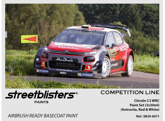 Pre-Order – Citroën C3 WRC 3x30ml 1:0 Streetblisters Model (SB30-6071) – ETA. November 2026