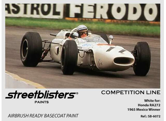 Pre-Order – Honda RA272 *1965 Mexico Winner* White 30ml 1:0 Streetblisters Model (SB30-6072) – ETA. November 2026